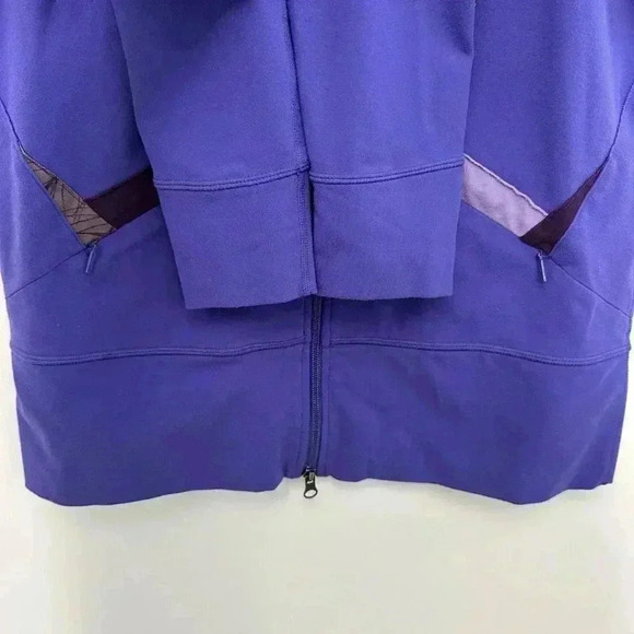 Lululemon Origami Stride Full Zip Jacket Purple Women's  Size 8 - Picture 5 of 14